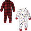 imageHudson Baby babygirls Plush JumpsuitsChristmas Lights