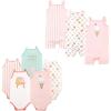 imageHudson Baby unisexbaby Cotton Bodysuits and Rompers 8pieceIce Cream