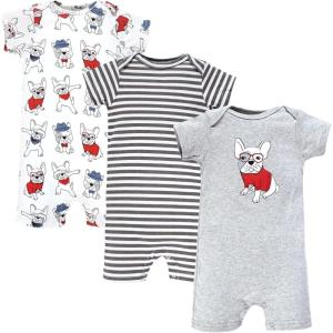 imageHudson Baby Unisex Cotton RompersBoy Whimsical Dog