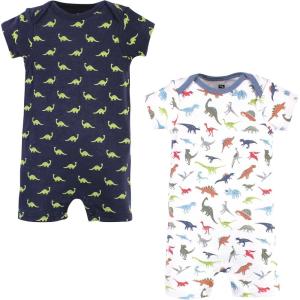 imageHudson Baby Unisex Cotton RompersDino