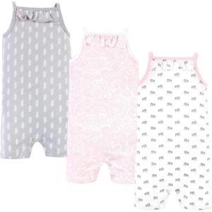 imageHudson Baby Unisex Cotton RompersElephant