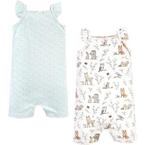 imageHudson Baby Unisex Cotton RompersEnchanted Forest