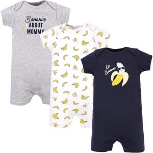 imageHudson Baby Unisex Cotton RompersGo Bananas