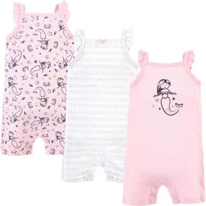 imageHudson Baby Unisex Cotton RompersPink Mermaid