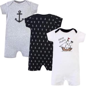 imageHudson Baby Unisex Cotton RompersPirate Ship
