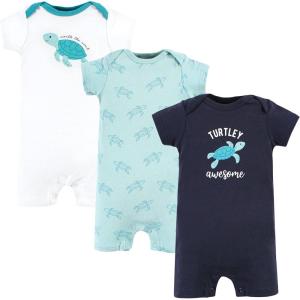 imageHudson Baby Unisex Cotton RompersSea Turtle