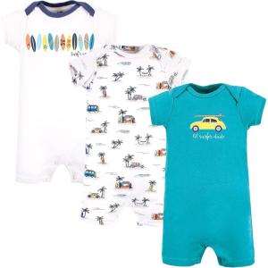 imageHudson Baby Unisex Cotton RompersSurfer Dude