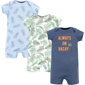 imageHudson Baby Unisex Cotton RompersVacay