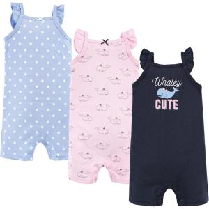 imageHudson Baby Unisex Cotton RompersWhaley Cute Girl
