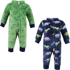 imageHudson Baby babygirls Plush JumpsuitsDinosaurs