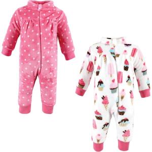 imageHudson Baby babygirls Plush JumpsuitsIce Cream