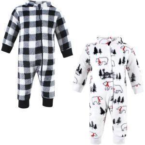 imageHudson Baby babygirls Plush JumpsuitsWinter Bear