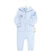 imageHudson Baby Unisex Baby Fleece Jumpsuits Coveralls and PlaysuitsBlue Elephant Baby