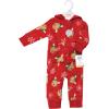 imageHudson Baby Unisex Baby Plush Jumpsuits Animal FaceGirl Holiday Reindeer