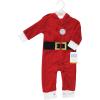 imageHudson Baby Unisex Baby Plush Jumpsuits Animal FaceSanta