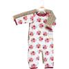 imageHudson Baby Unisex Baby Premium Quilted CoverallsAutumn Rose