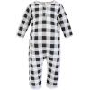 imageHudson Baby Unisex Baby Premium Quilted CoverallsBear Gray Black