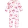 imageHudson Baby Unisex Baby Premium Quilted CoverallsBlush Rose Leopard