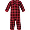 imageHudson Baby Unisex Baby Premium Quilted CoverallsBuffalo Plaid Bear