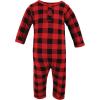 imageHudson Baby babygirls Cotton CoverallsBuffalo Plaid Bear