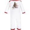 imageHudson Baby babygirls Cotton CoverallsChristmas Forest