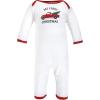 imageHudson Baby babygirls Cotton CoverallsChristmas Tree
