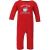 imageHudson Baby babygirls Cotton CoverallsHot Cocoa