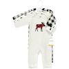 imageHudson Baby babygirls Cotton CoverallsMoose