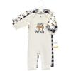 imageHudson Baby babygirls Cotton CoverallsMoose Bear