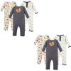 imageHudson Baby Unisex Baby Cotton Coveralls MultipackForest 6piece