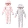 Gray Pink Snowflake Toddler