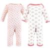 imageHudson Baby Unisex Baby Thermal Coveralls 2pk Creative RainbowsCreative Rainbows