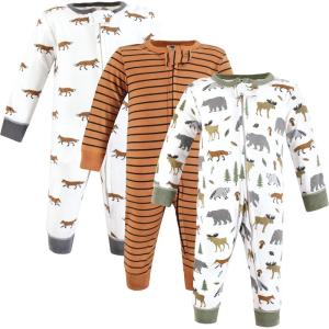 imageHudson Baby Baby Cotton Sleep and PlayWoodland Animals