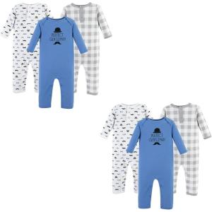 imageHudson Baby Unisex Baby Cotton Coveralls MultipackPerfect Gentleman 6piece