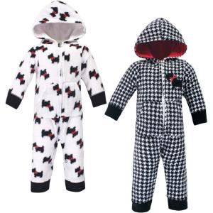 imageHudson Baby Unisex Baby Fleece Jumpsuits Coveralls and PlaysuitsScottie Dog