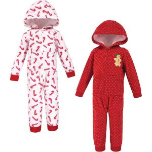 imageHudson Baby Unisex Baby Fleece Jumpsuits Coveralls and PlaysuitsSugar Spice Toddler