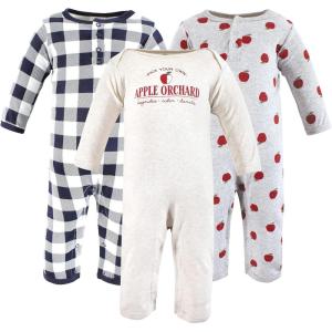 imageHudson Baby babygirls Cotton CoverallsApple Orchard