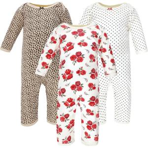 imageHudson Baby babygirls Cotton CoverallsBasic Rose Leopard