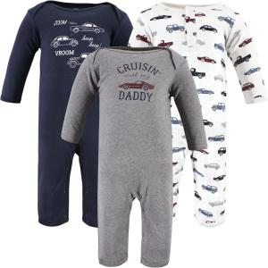 imageHudson Baby babygirls Cotton CoverallsCars