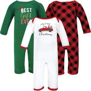 imageHudson Baby babygirls Cotton CoverallsChristmas Gift