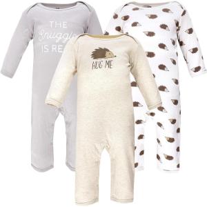 imageHudson Baby babygirls Cotton CoverallsHedgehog