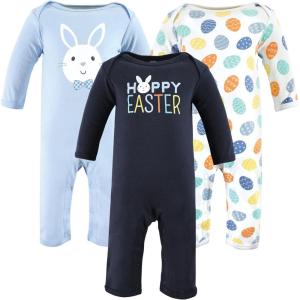 imageHudson Baby babygirls Cotton CoverallsHoppy Easter
