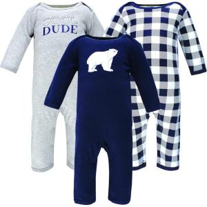 imageHudson Baby babygirls Cotton CoverallsPolar Bear