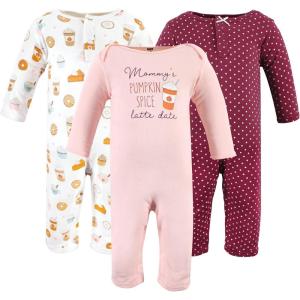 imageHudson Baby babygirls Cotton CoverallsPumpkin Spice Date