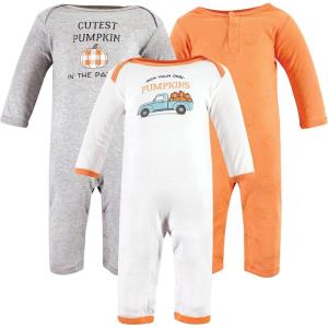 imageHudson Baby babygirls Cotton CoverallsPumpkin Truck