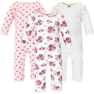 imageHudson Baby babygirls Cotton CoverallsRose