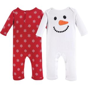 imageHudson Baby babygirls Cotton CoverallsSnowman