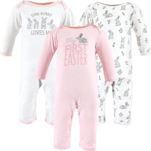 imageHudson Baby babygirls Cotton CoverallsSome Bunny