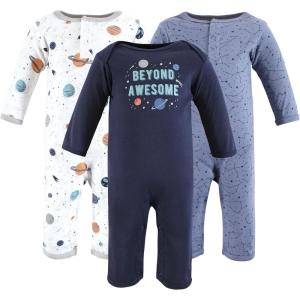 imageHudson Baby babygirls Cotton CoverallsSpace