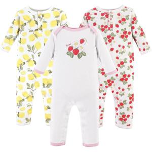 imageHudson Baby babygirls Cotton CoverallsStrawberry Lemon